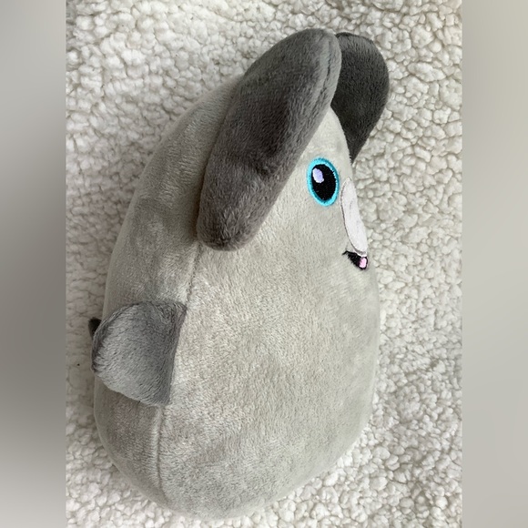 NANCO Elephant Plush Stuffed Animal Toy Embroidered Eyes, Nose and Mouth - Picture 3 of 12